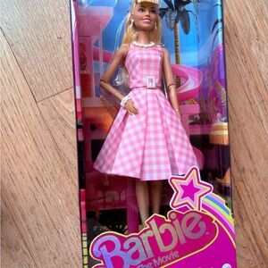 Barbie Movie Doll in Pink Checkered Dress